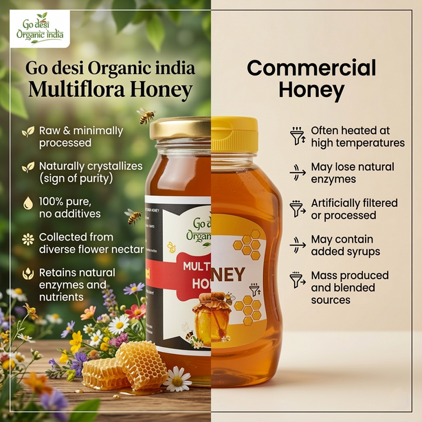 Best multiflora honey in India – Pure organic raw honey for daily health and wellness