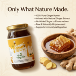 Ginger Honey 100% Pure Natural Raw Honey with Adrak by Go Desi Organic India