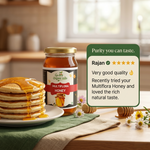 Premium Multifloral Honey jar – Raw natural honey rich in antioxidants and immunity benefits