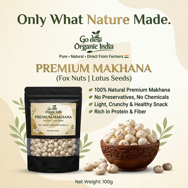 Premium_makhana_served_with_Indian_meal_dal_roti_salad_healthy_fox_nuts_snack_by_Go_Desi_Organic_India_natural_roasted_makhana_perfect_for_daily_diet_and_cooking